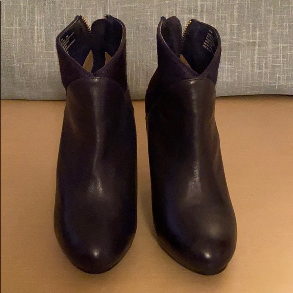 Me Too - Hidden platform bootie in navy blue - Picture 4 of 6